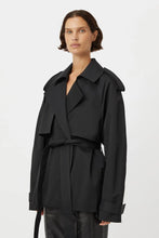 Load image into Gallery viewer, Burdock Trench Jacket | Black
