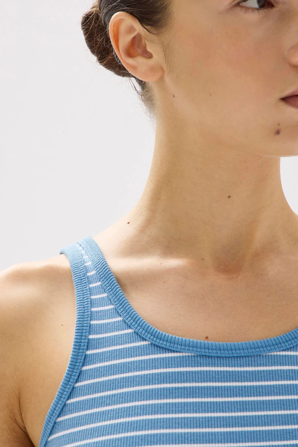 ASSEMBLY LABEL Drew Rib Tank | Bahama/White