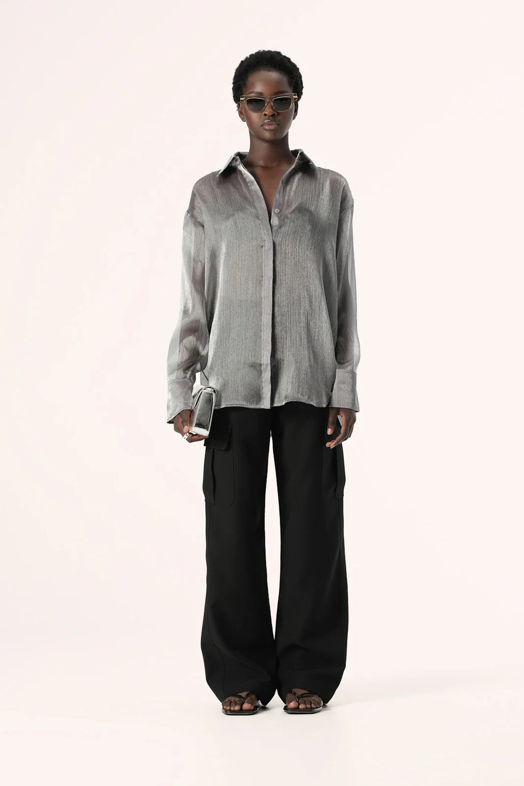 Amari Shirt | Gunmetal