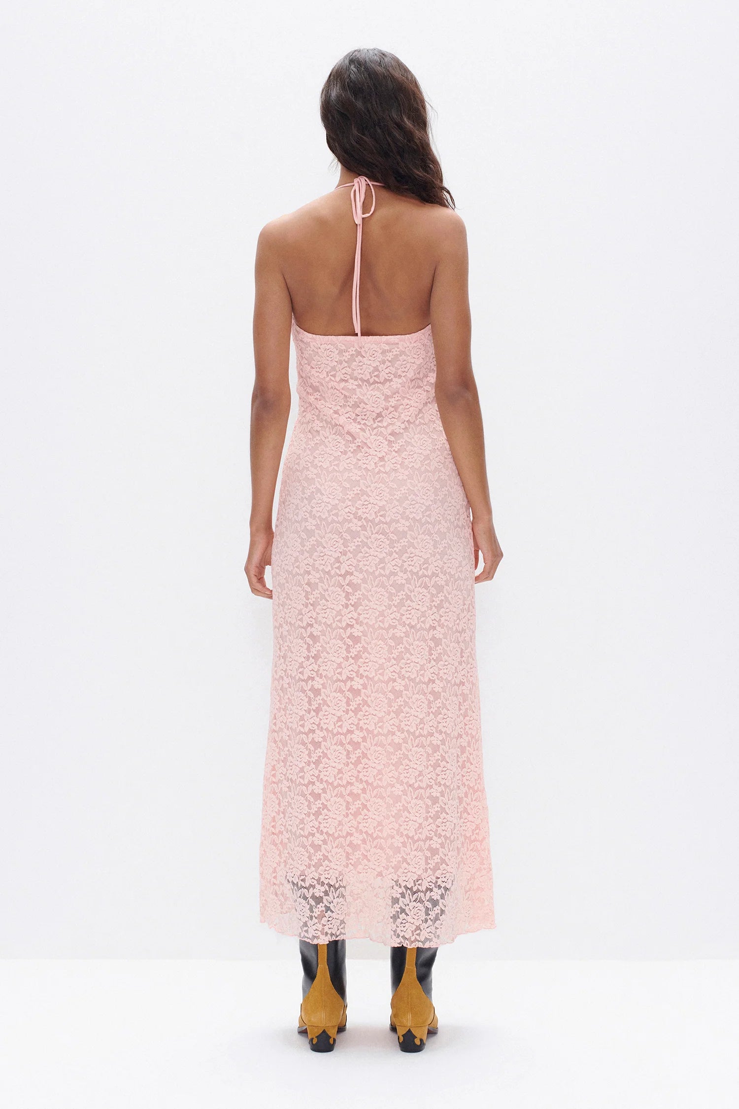 Claudia Lace Dress | Pink