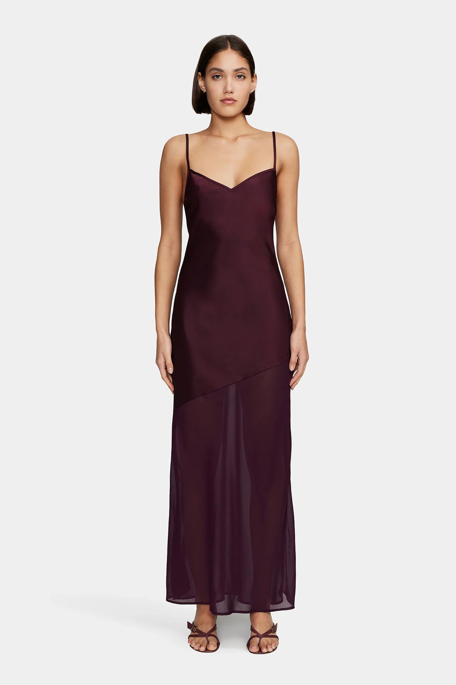 OWNLEY Alize Midi Dress | Plum