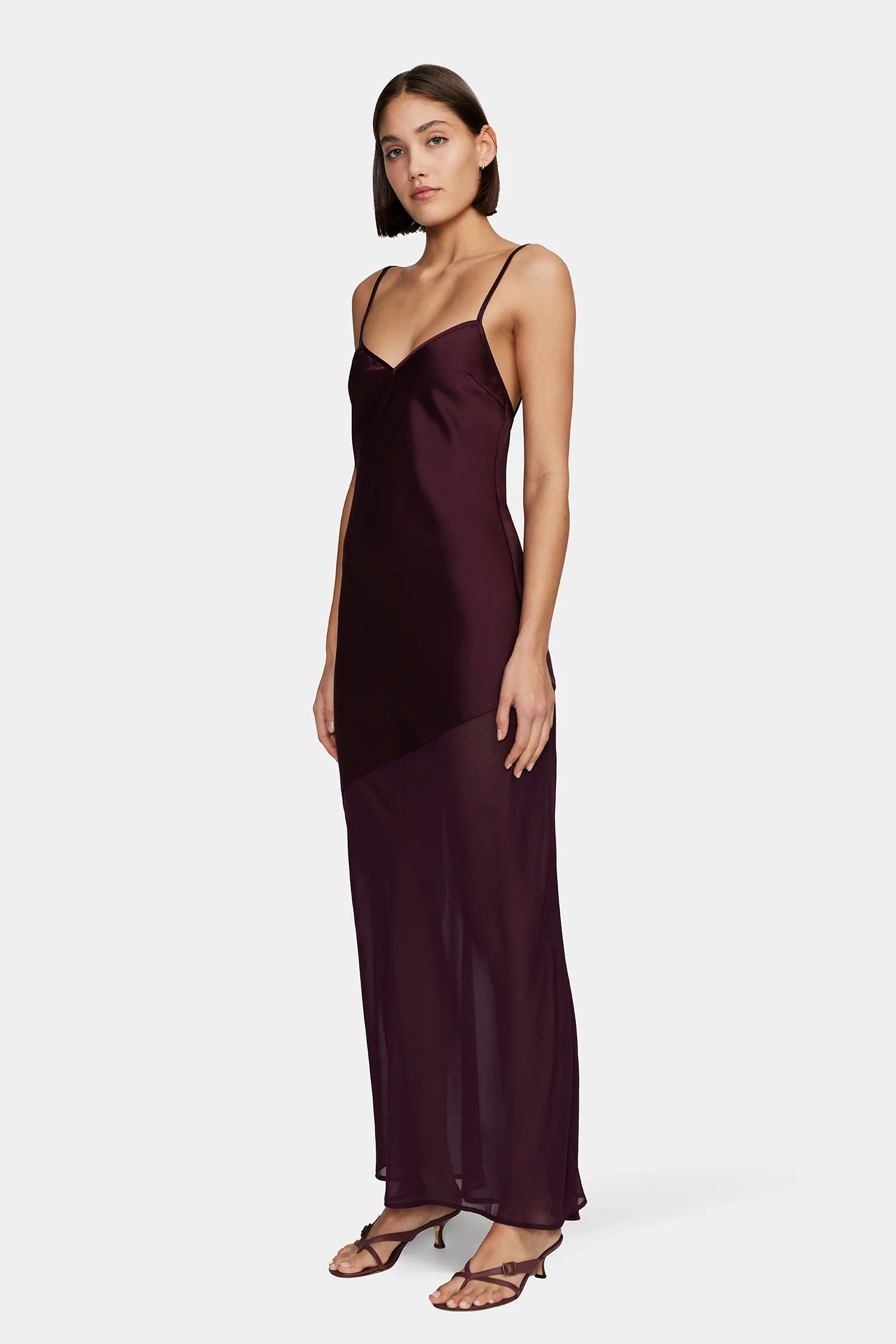 OWNLEY Alize Midi Dress | Plum