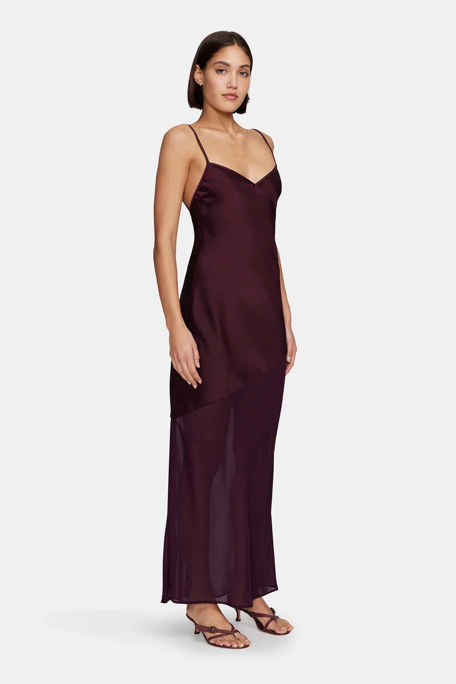 OWNLEY Alize Midi Dress | Plum