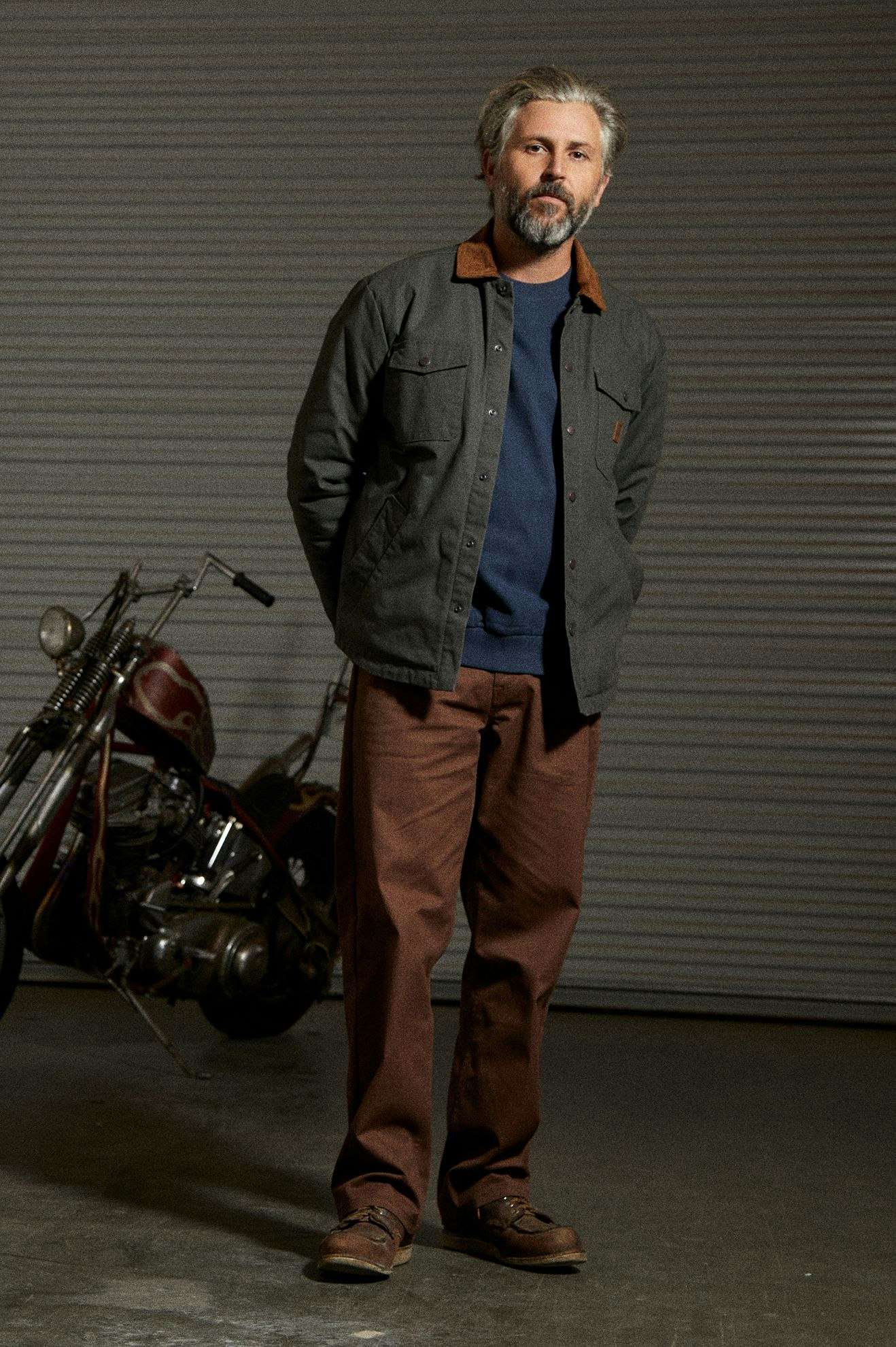 BRIXTON Builders Durham Canvas Jacket | Washed Black