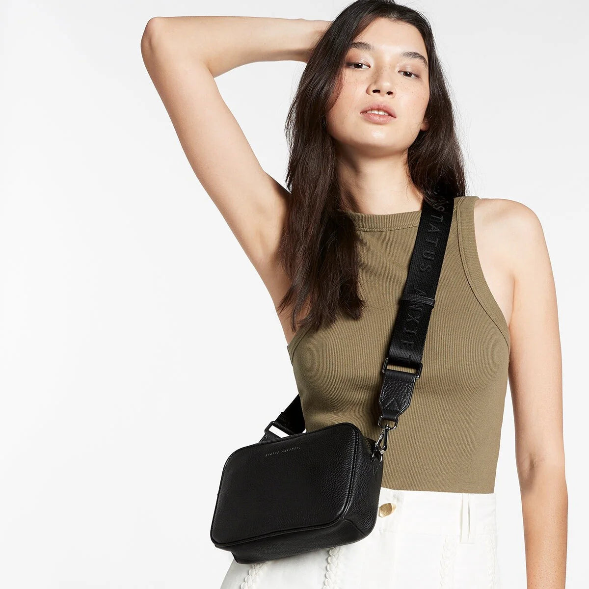 STATUS ANXIETY Plunder Bag Webbed Strap | Black