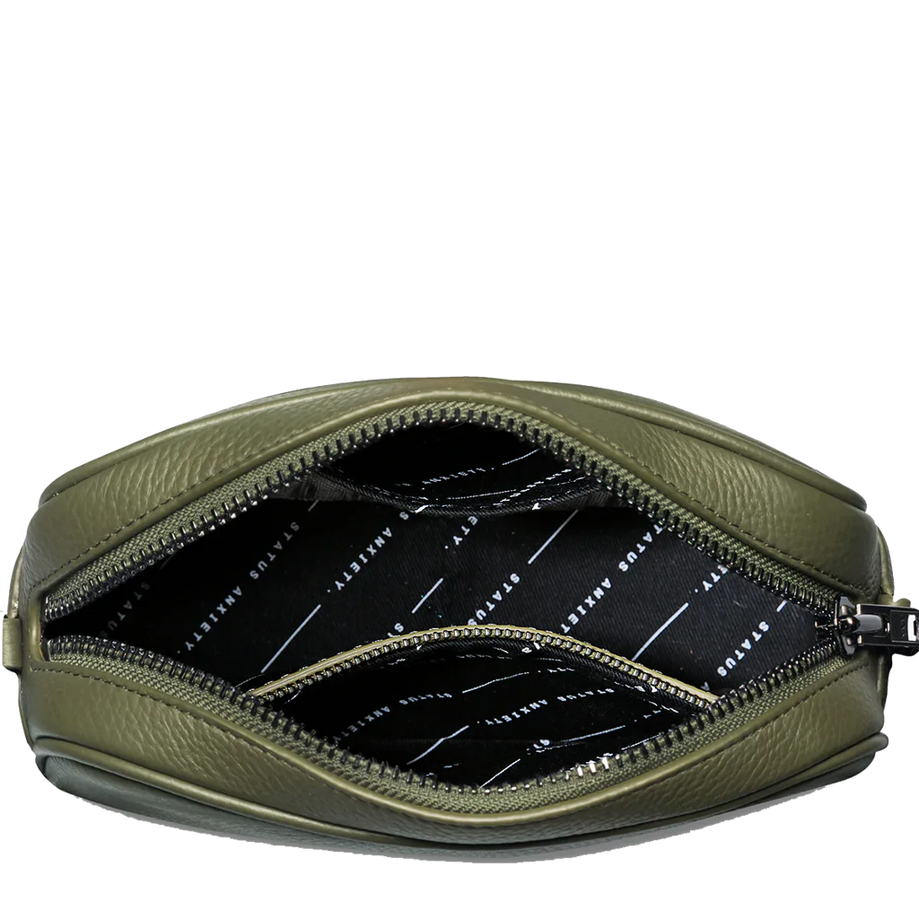 STATUS ANXIETY Plunder Bag Webbed Strap | Khaki