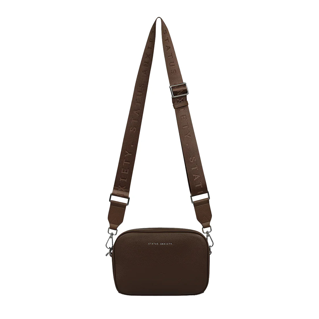 STATUS ANXIETY Plunder Bag Webbed Strap | Cocoa