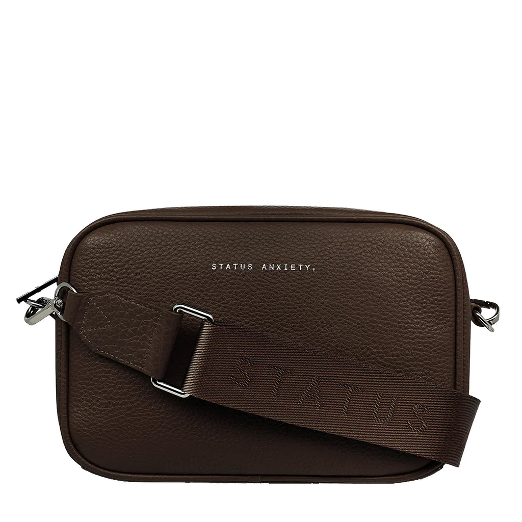 STATUS ANXIETY Plunder Bag Webbed Strap | Cocoa