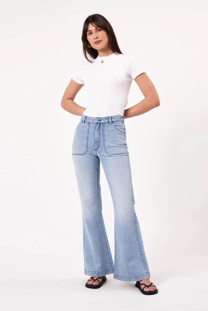 East Coast Flare | Faded Blue