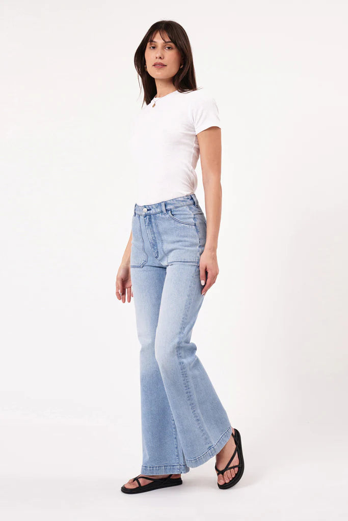 East Coast Flare | Faded Blue