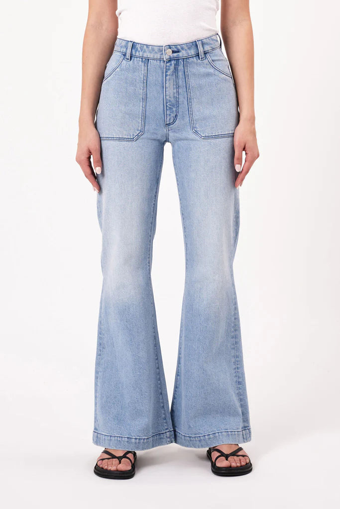 East Coast Flare | Faded Blue