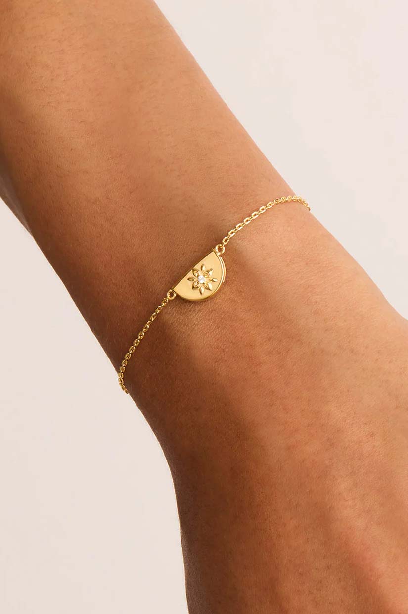BY CHARLOTTE Lotus Bracelet | 18k Gold Vermeil
