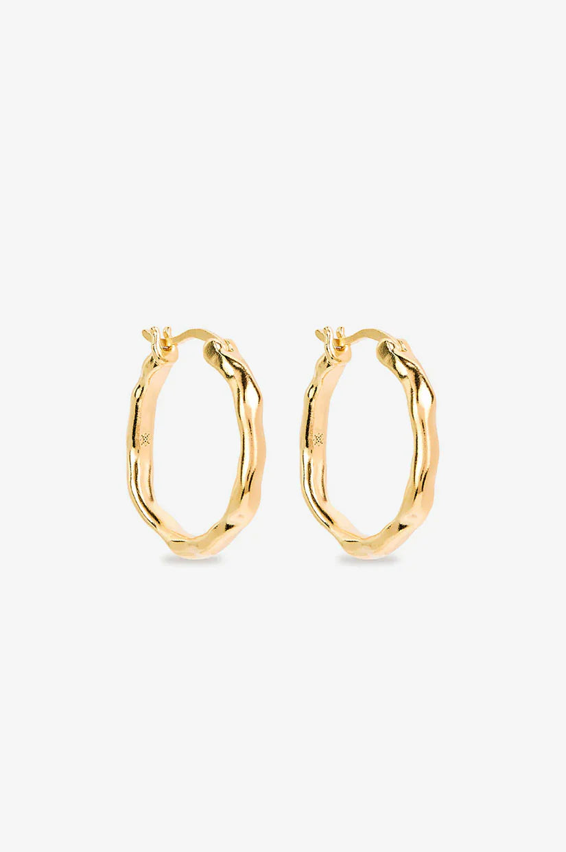 BY CHARLOTTE Lover Hoops | 18k Gold Vermeil