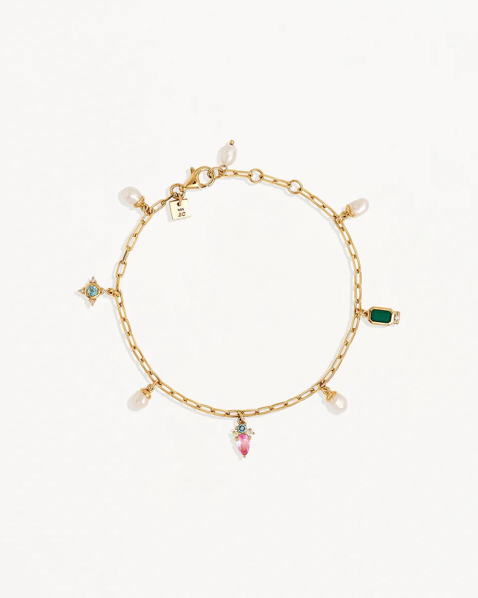 BY CHARLOTTE Connect To The Universe Bracelet | 18k Gold Vermeil