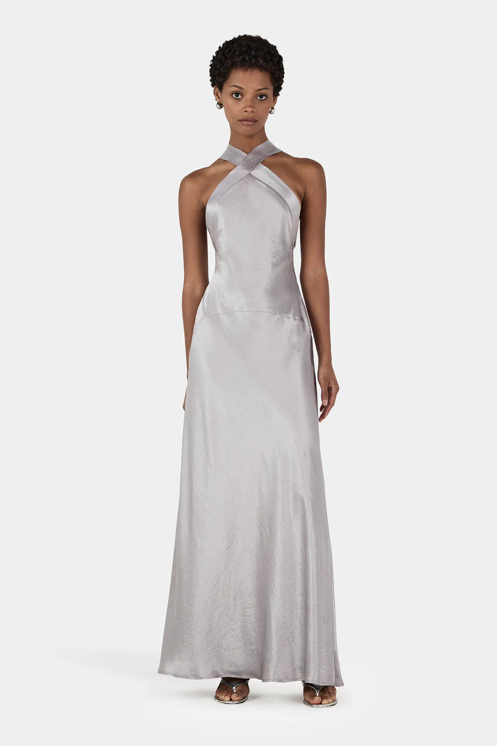 HANSEN Lunar Maxi Dress | Silver