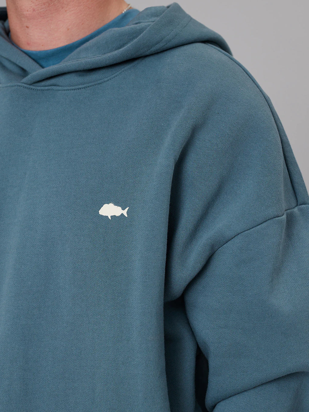 JUST ANOTHER FISHERMAN Stamp South Hood | Dusk Blue