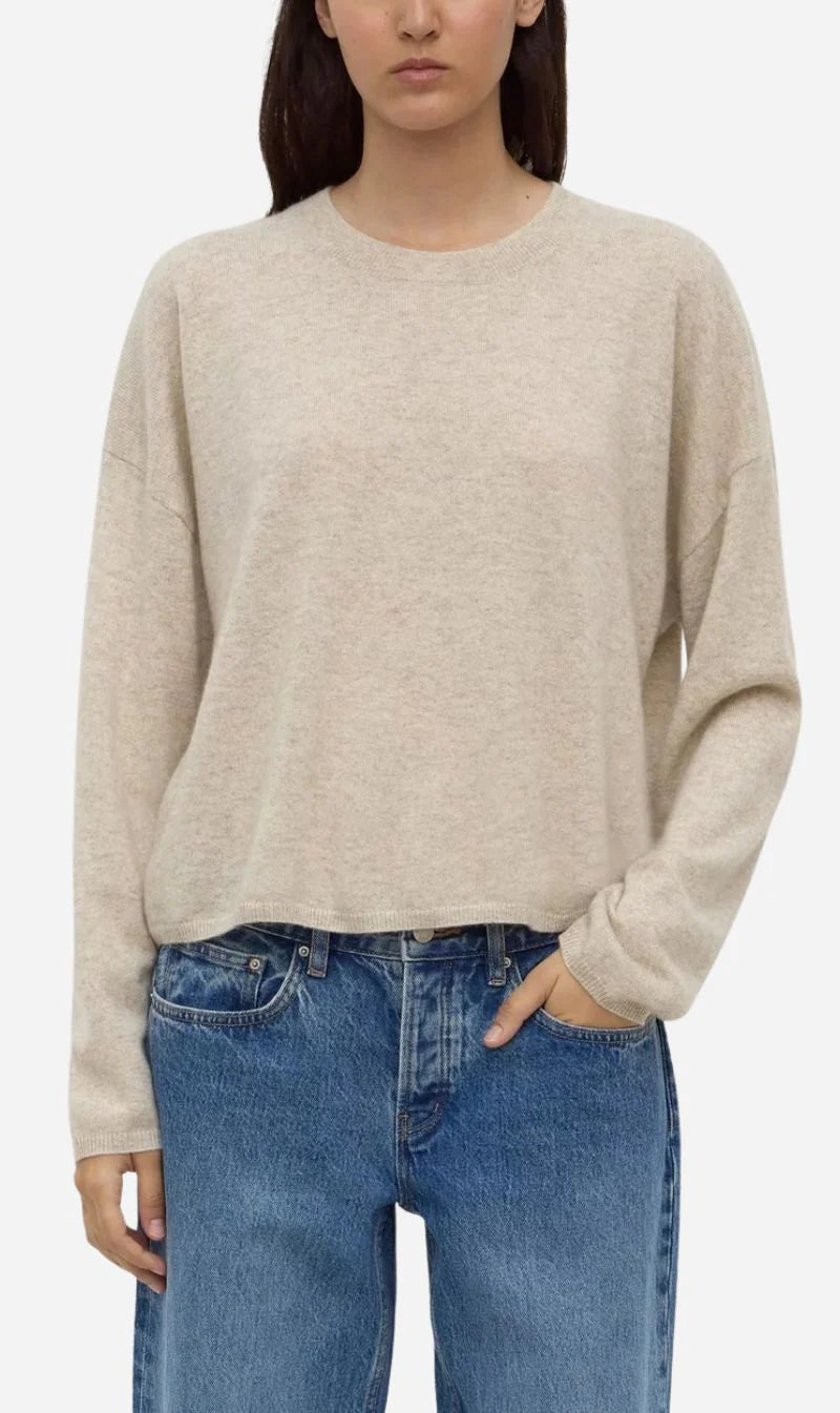 ASSEMBLY LABEL Odelle Cashmere Knit | Oat Marle