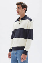 Load image into Gallery viewer, Carter Cotton Knit Polo | True Navy/White
