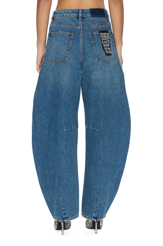 KSUBI Barrel Jeans | Aged Denim