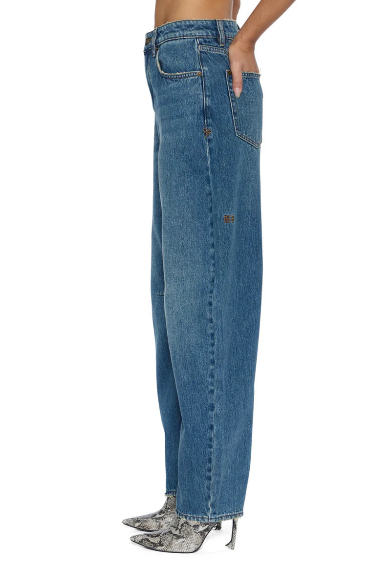 KSUBI Barrel Jeans | Aged Denim
