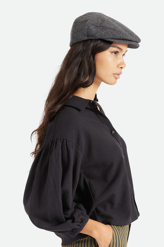 BRIXTON Hooligan Snap Cap | Grey Black
