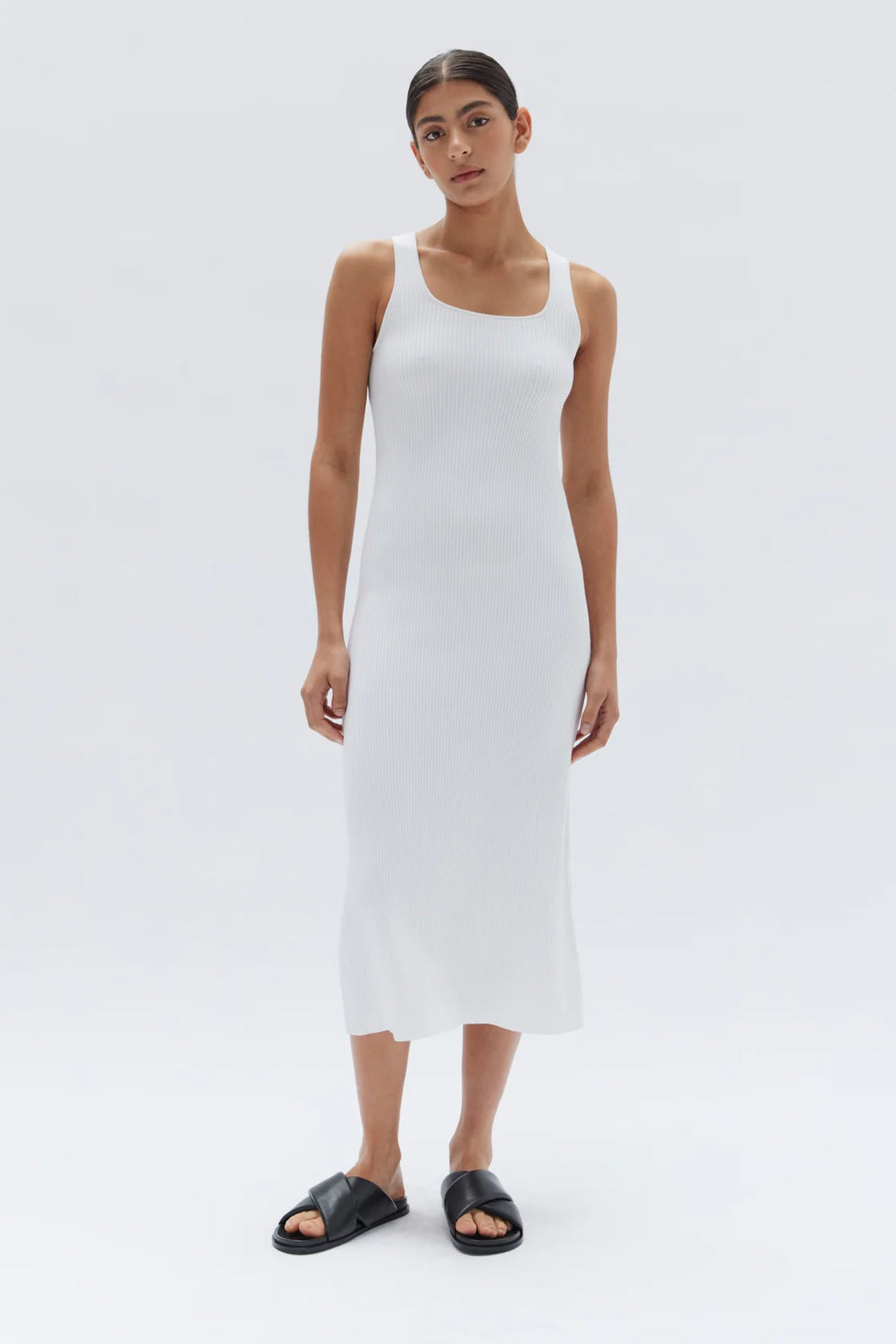 Adrianna Knit Dress | White