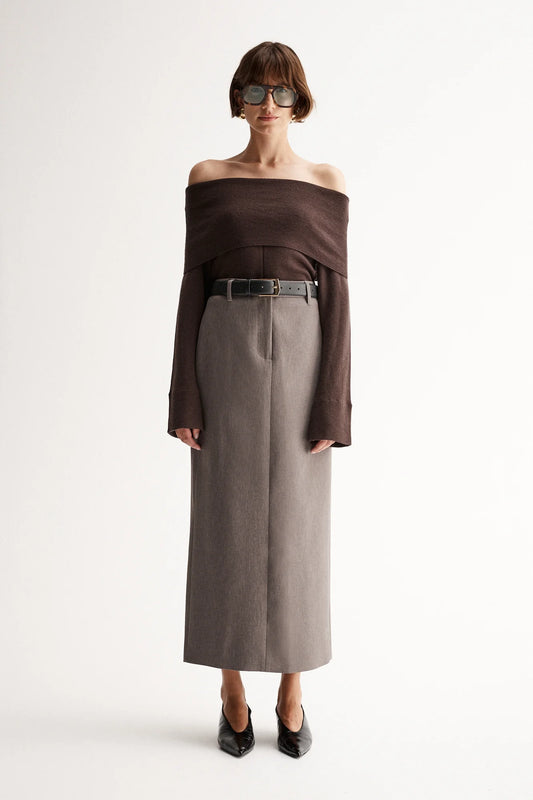 ELKA COLLECTIVE Alexa Knit | Chocolate