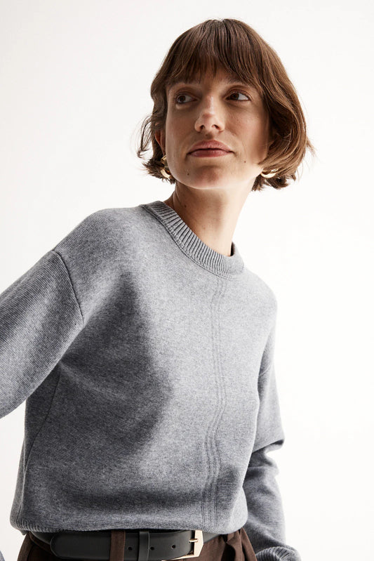 ELKA COLLECTIVE Rhyder Knit | Charcoal Marle