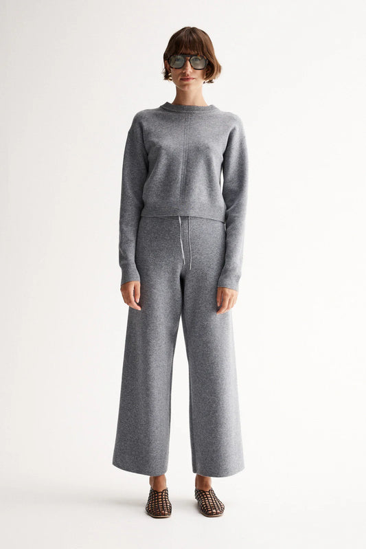 ELKA COLLECTIVE Rhyder Knit | Charcoal Marle