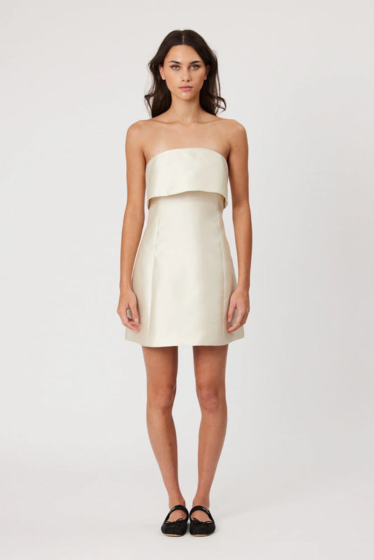 REMAIN Alexa Mini Dress | Bone
