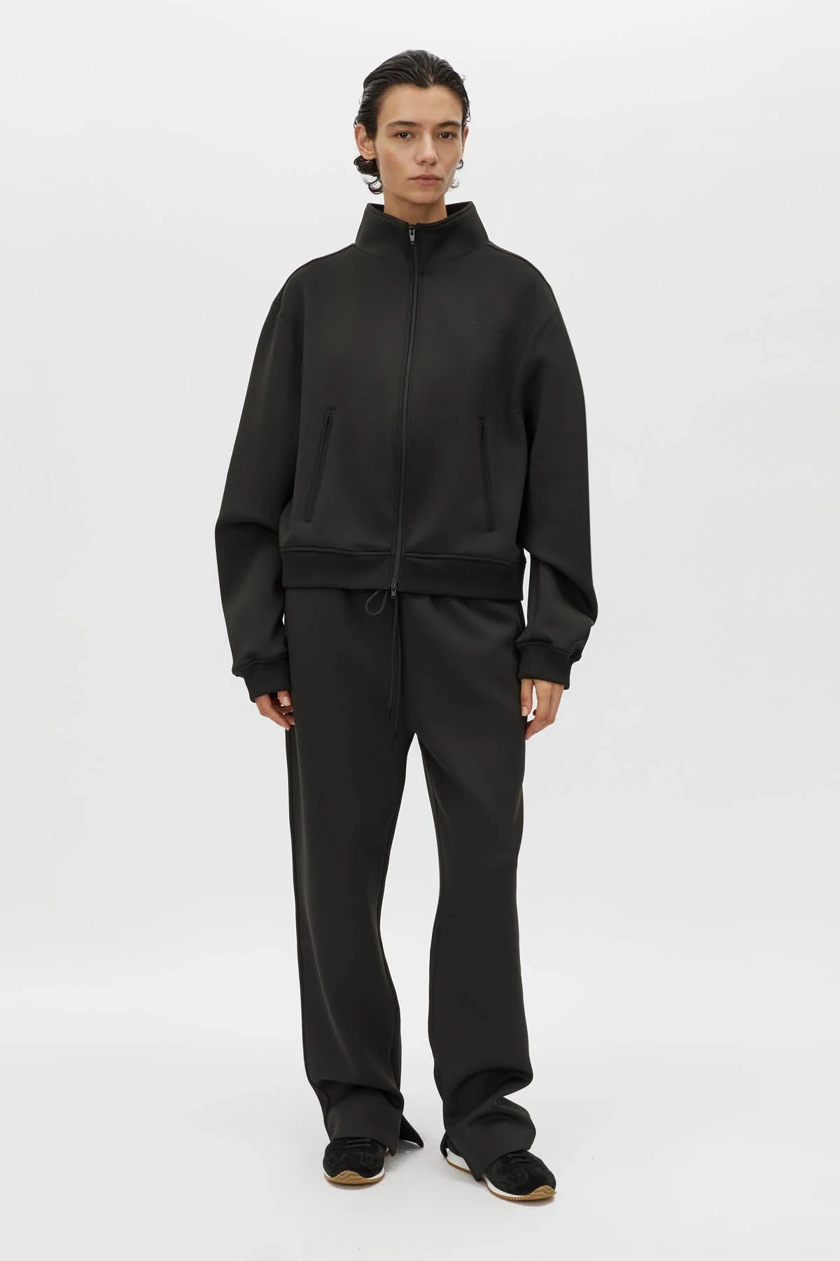 CAMILLA AND MARC Mobious Scuba Logo Jacket