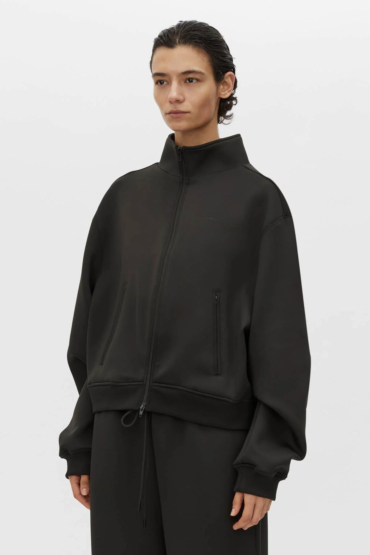 CAMILLA AND MARC Mobious Scuba Logo Jacket