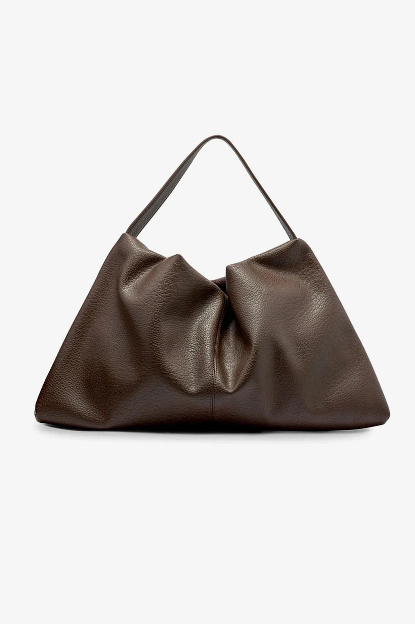 BRIE LEON Harlow Slouch Tote | Choc Nappa