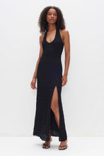 Load image into Gallery viewer, Olive Halter Dress | Black
