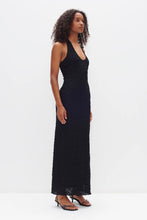 Load image into Gallery viewer, Olive Halter Dress | Black
