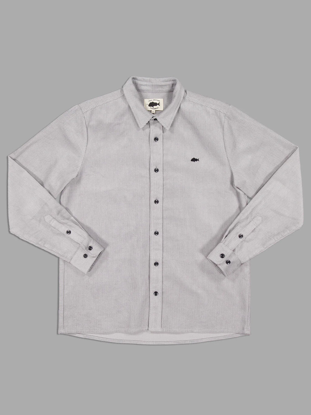 JUST ANOTHER FISHERMAN Boxy Ripple Shirt | Light Grey