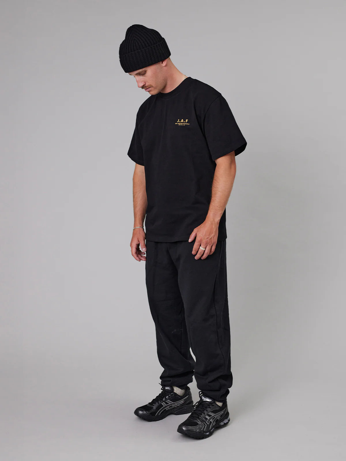 JUST ANOTHER FISHERMAN Stewart Trackpants | Black