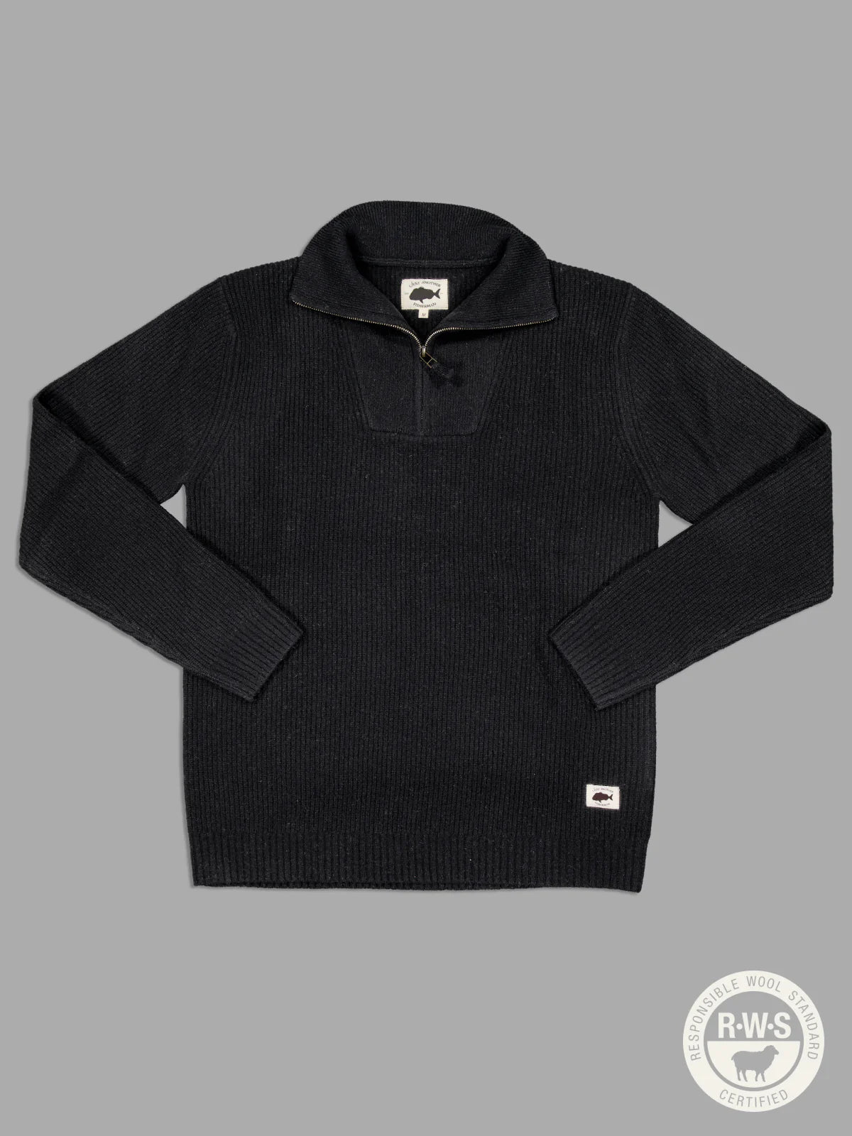 JUST ANOTHER FISHERMAN Merino Seagoing | Black