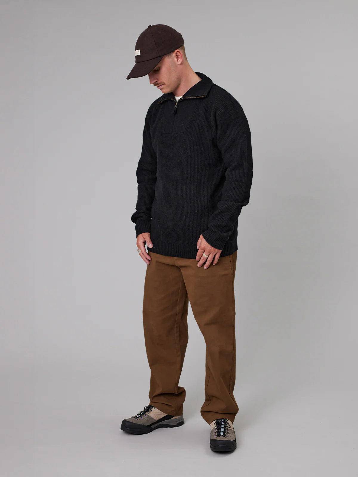 JUST ANOTHER FISHERMAN Merino Seagoing | Black