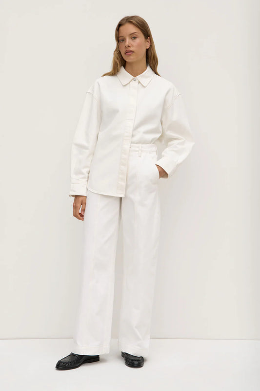 ASSEMBLY LABEL Emilia Denim Over-shirt | Vintage White