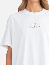 ENA PELLY Lexi Monogram Tee | White