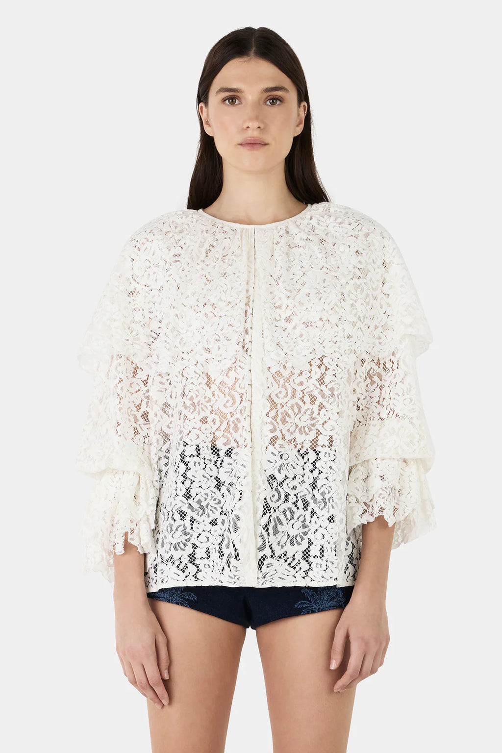HANSEN Aria Lace Blouse | Cream