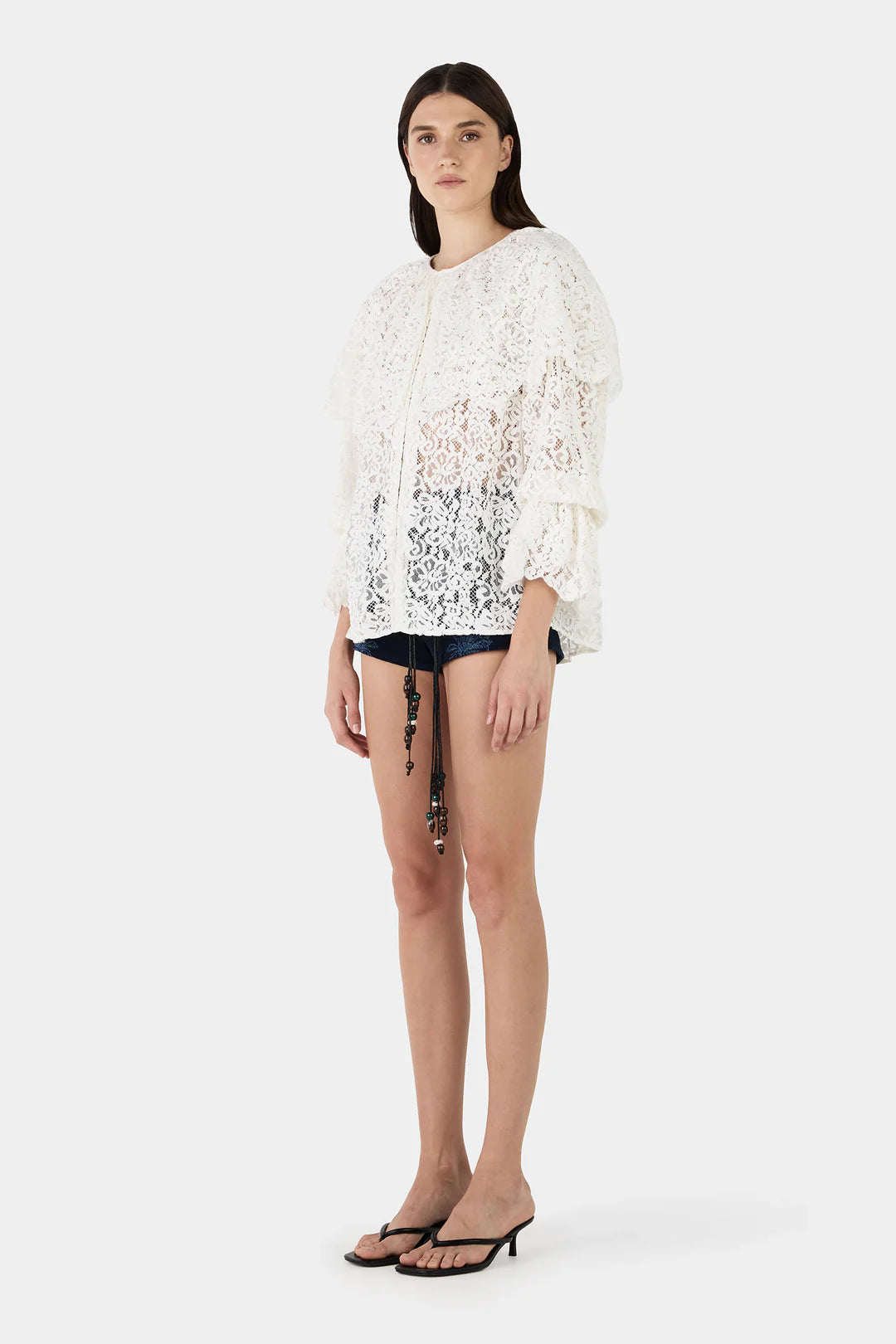 HANSEN Aria Lace Blouse | Cream