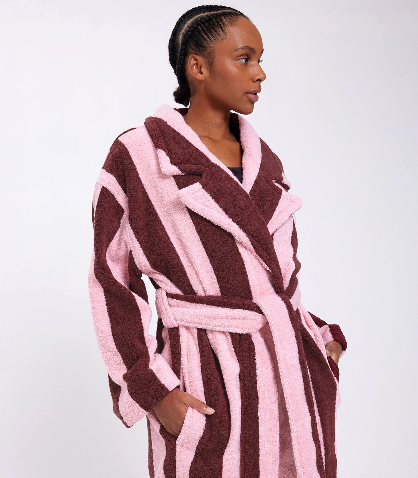 HOMMEY Robe | Rocky Road Stripe