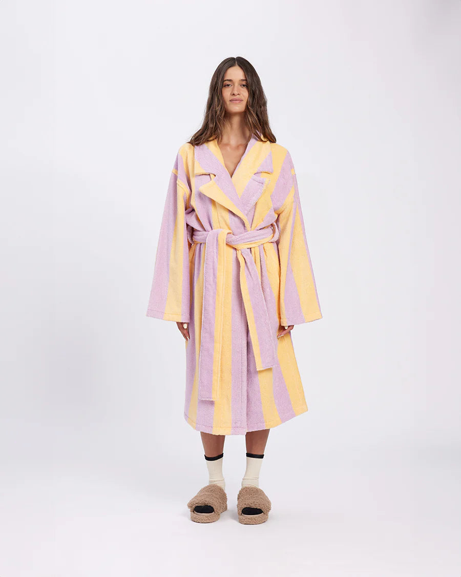 HOMMEY Robe | Sundae Stripe