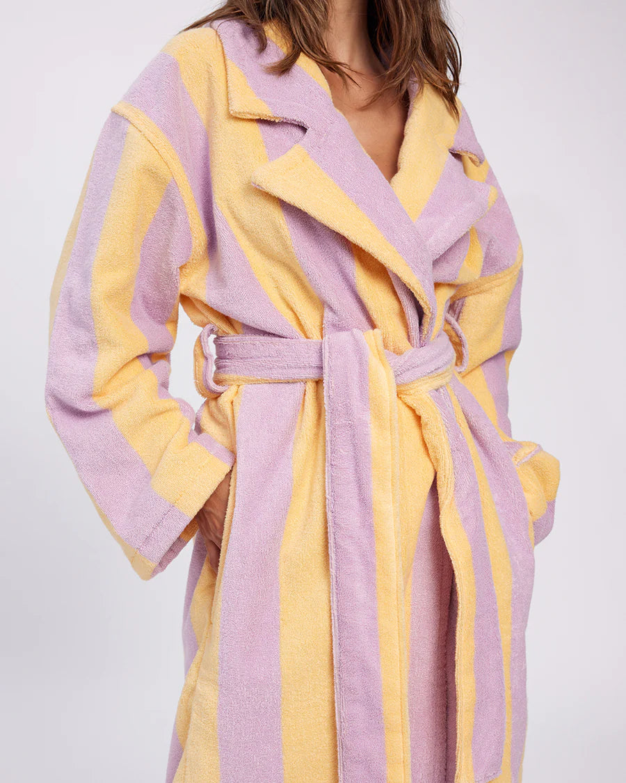 HOMMEY Robe | Sundae Stripe
