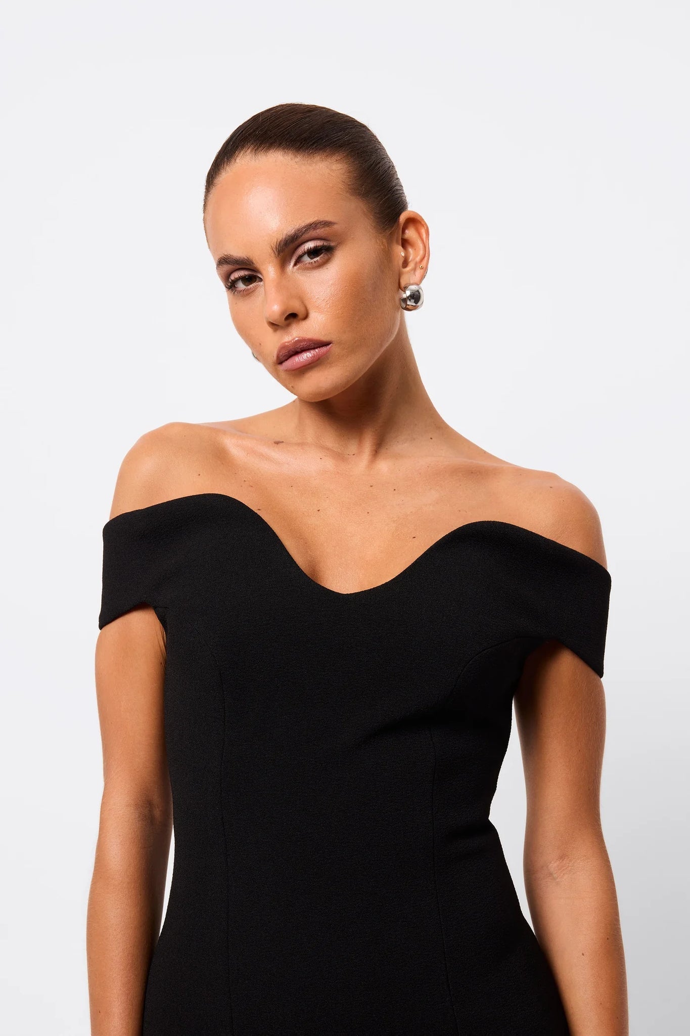 MOSSMAN Modernist Maxi Dress | Black