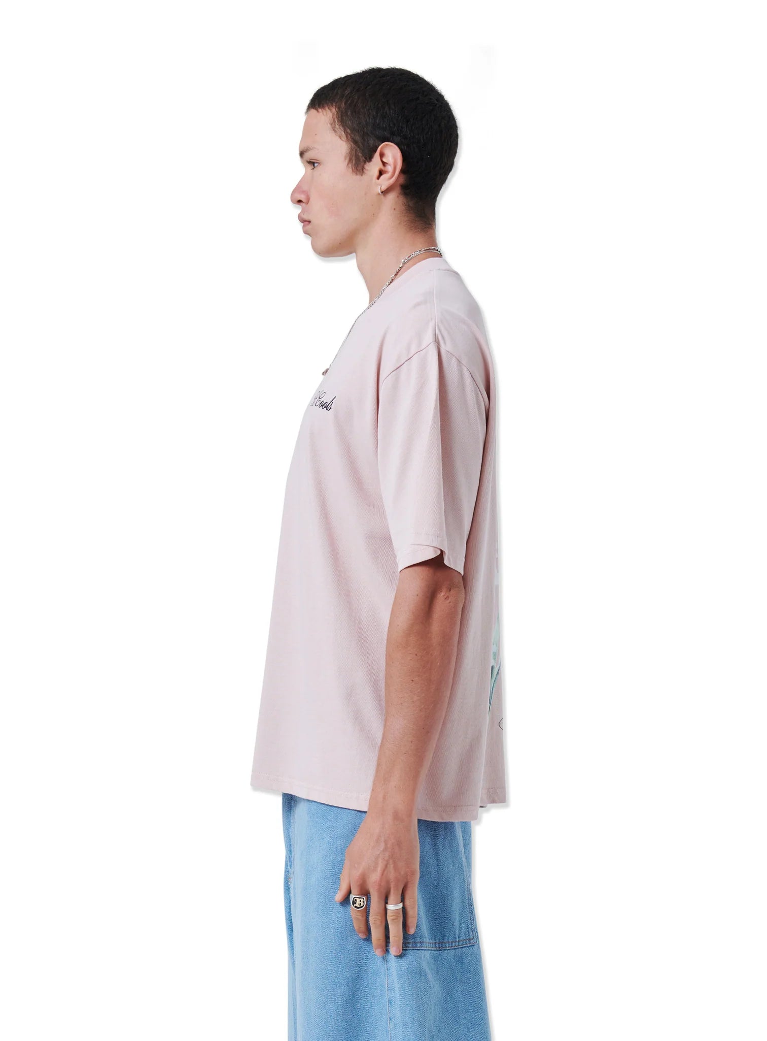 BARNEY COOLS Terrace Tee | Faded Pink