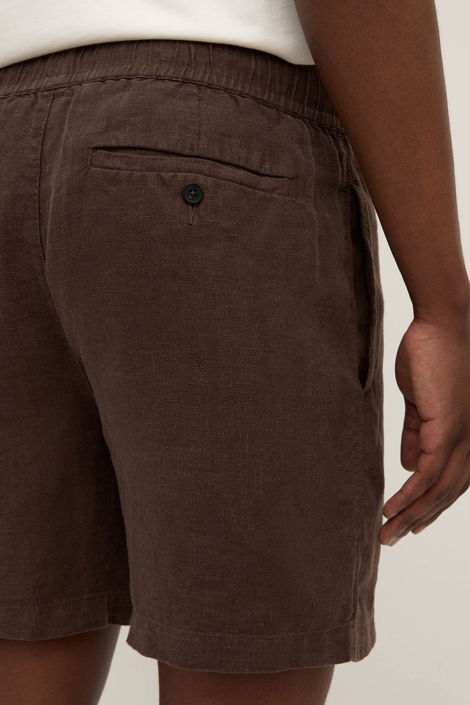 ASSEMBLY LABEL Tide Linen Short | Ganache