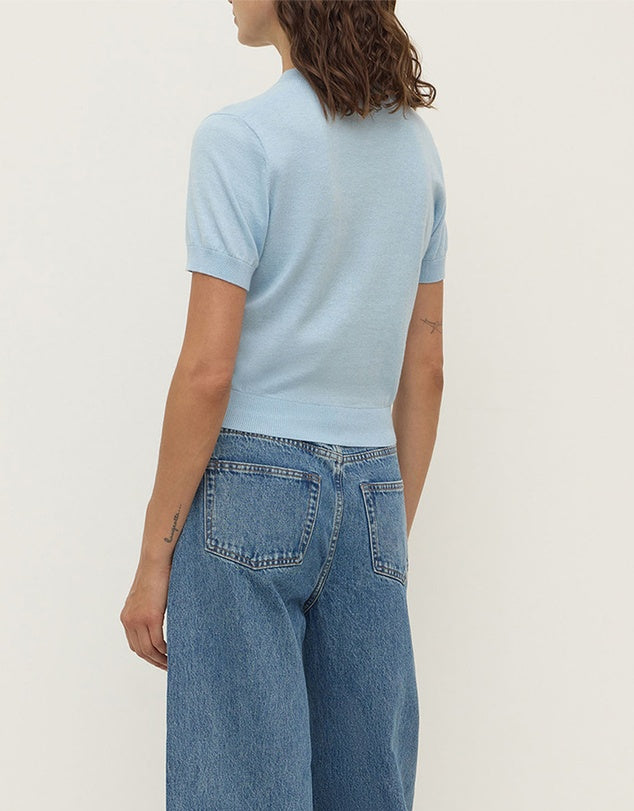 ASSEMBLY LABEL Serra Cotton Cashmere Cardigan | Salt